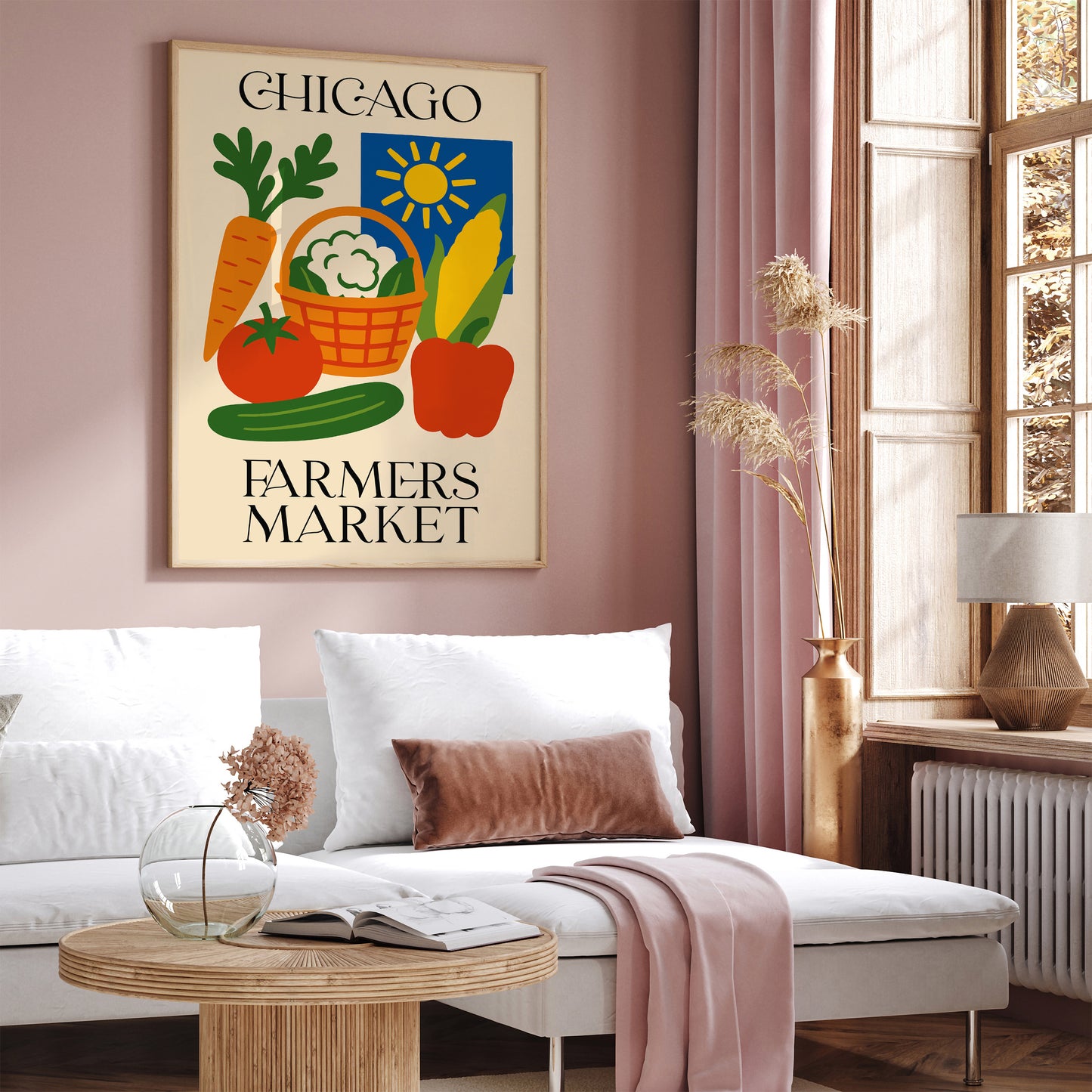Chicago Farmers Market Poster