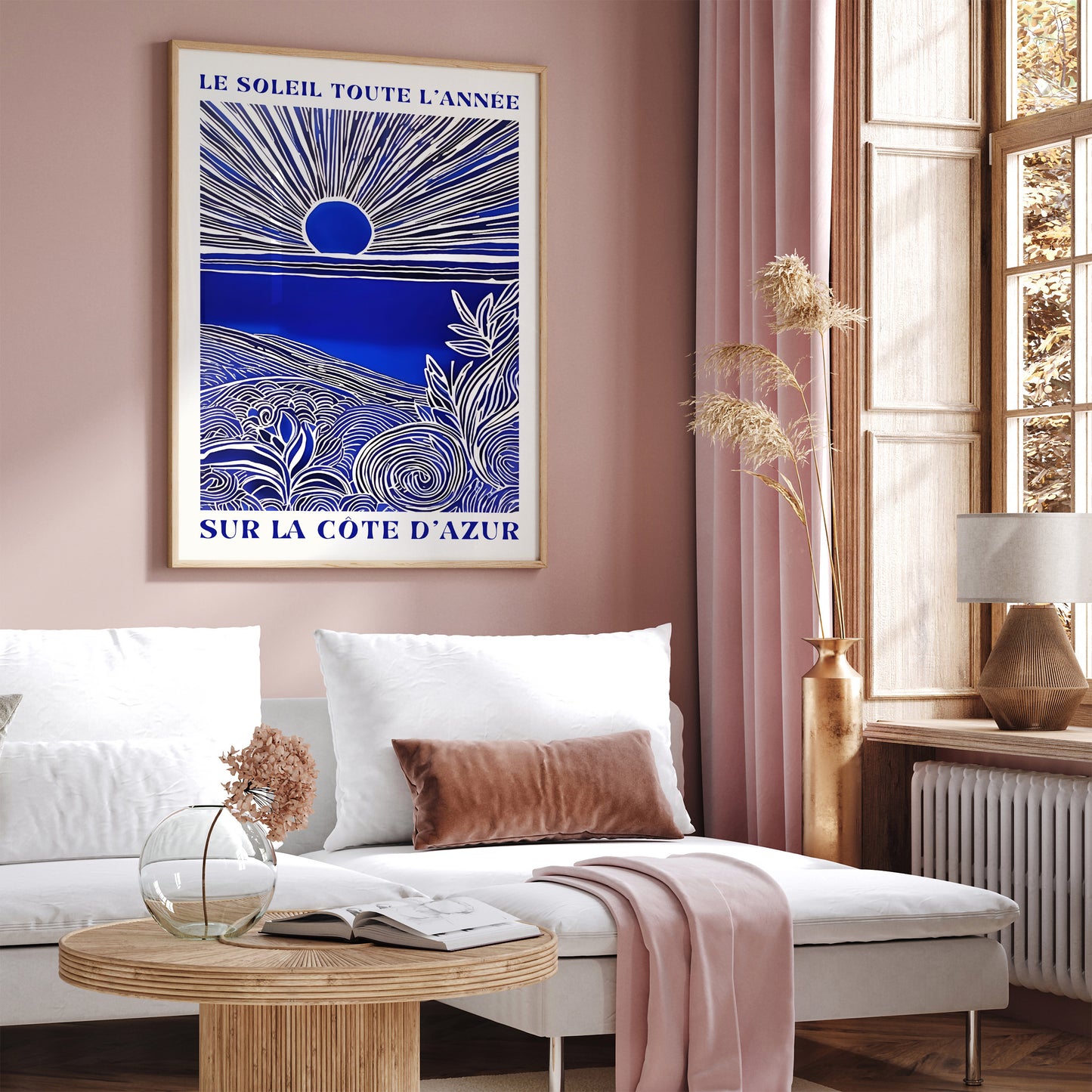 Azure Dreams Cote d'Azur Poster