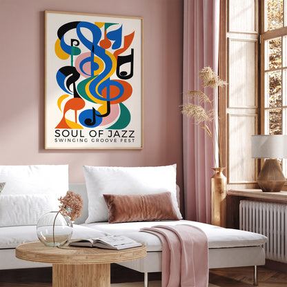 Soul of Jazz Swining Music Poster 2025