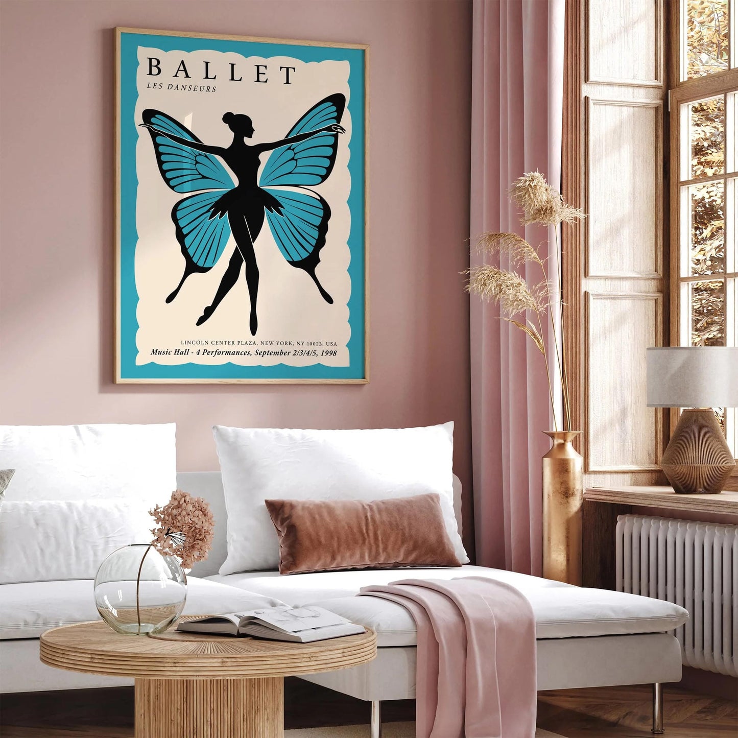 Ballet Blue Music Poster