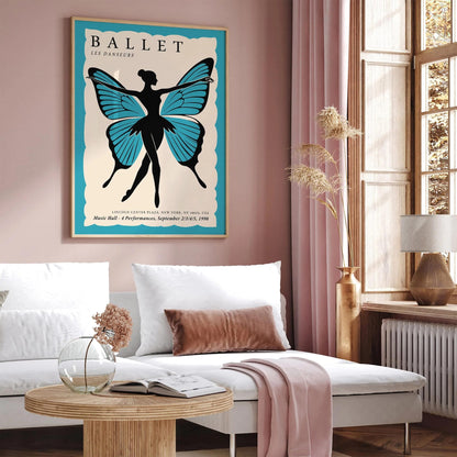Ballet Blue Music Poster