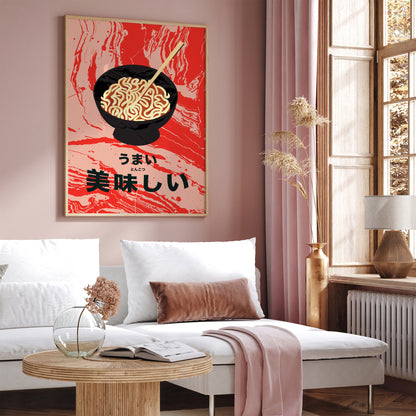 Authentic Ramen Noodles Poster