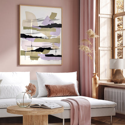 Abstract Art Trend 2024 for Stylish Interiors