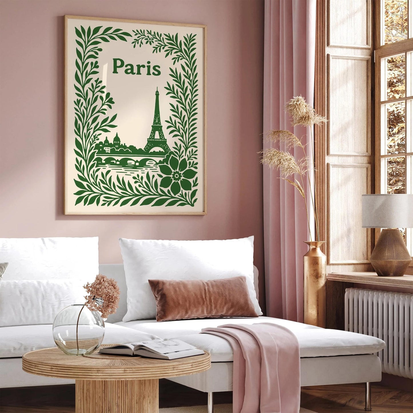 Paris Eiffel Tower Poster - Travel Art Print