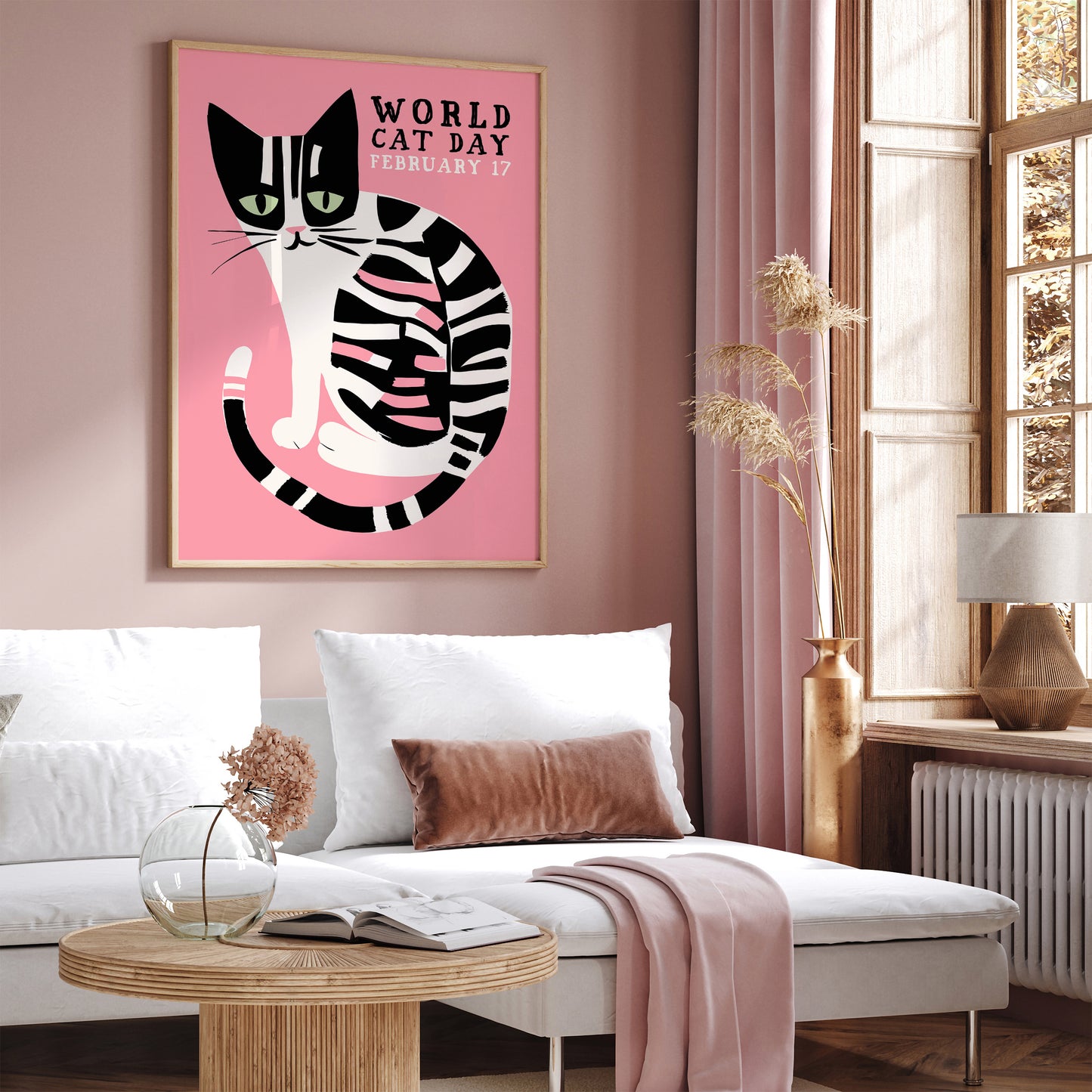 World Cat Day Poster - Cat Owner Gift