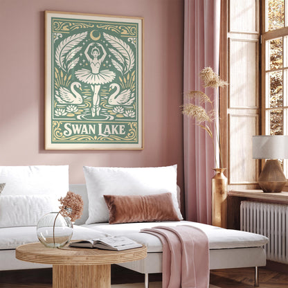 Swan Lake Ballet Poster