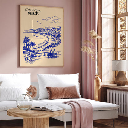 Côte d’Azur Nice Poster