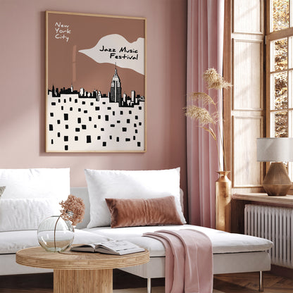 New York City Jazz Music Festival Poster