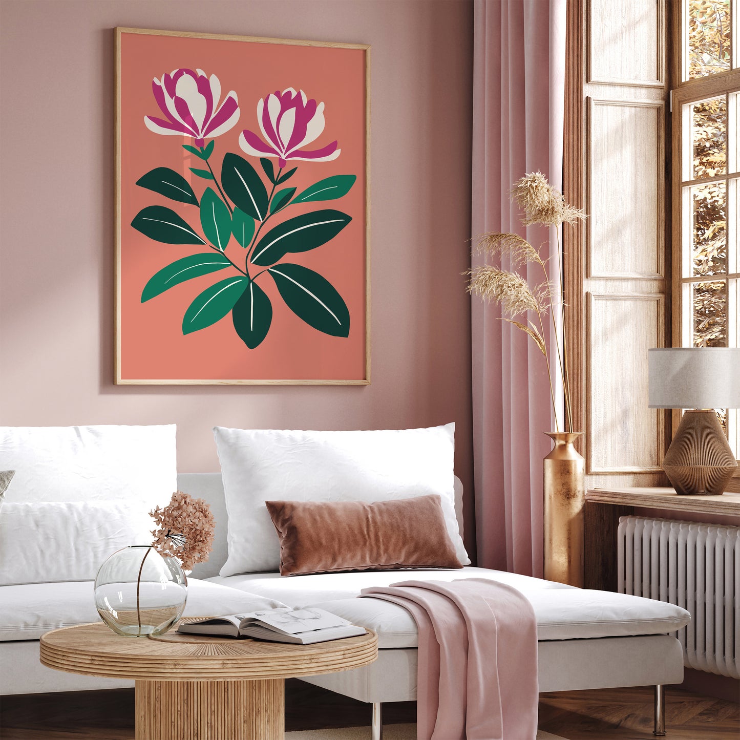 Aesthetic Flowers Art Print 2025