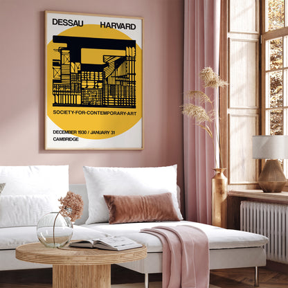 Bauhaus Architecture 1930 Poster