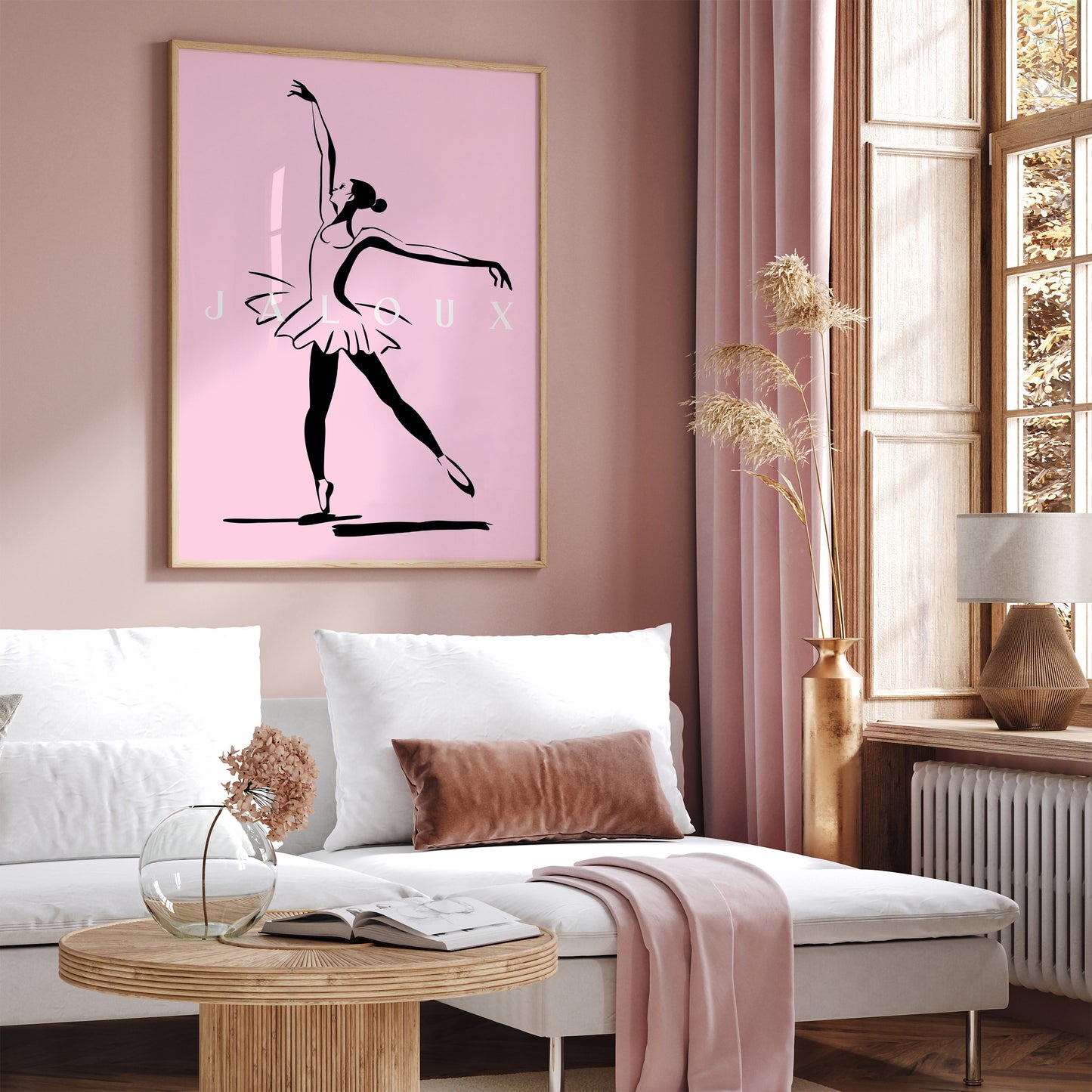 Minimalist French Ballet Wall Art Print