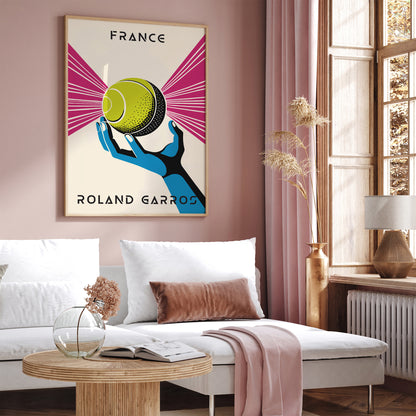 Roland Garros French Tennis Wall Art 2024