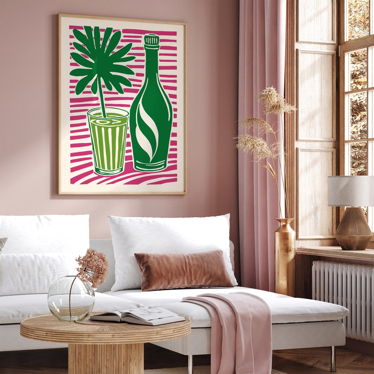 Tropical Vibes Drink Kitchen Poster