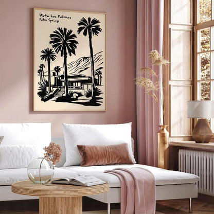 Vista Las Palmas Palm Springs Poster