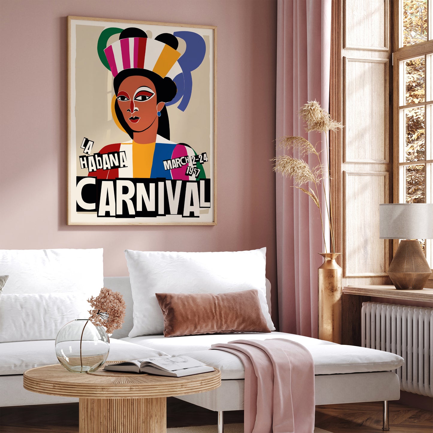 La Habana Carnival Retro 1957 Poster