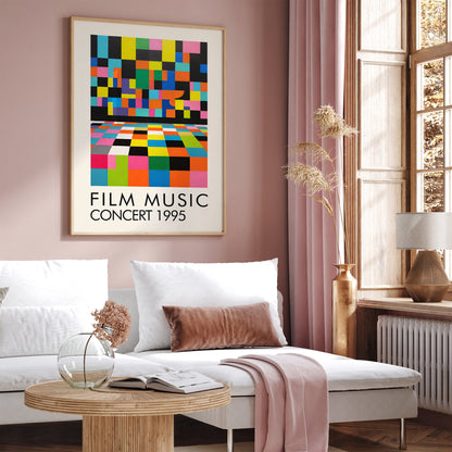 Film Music Concert 1995 Colorful Art Print