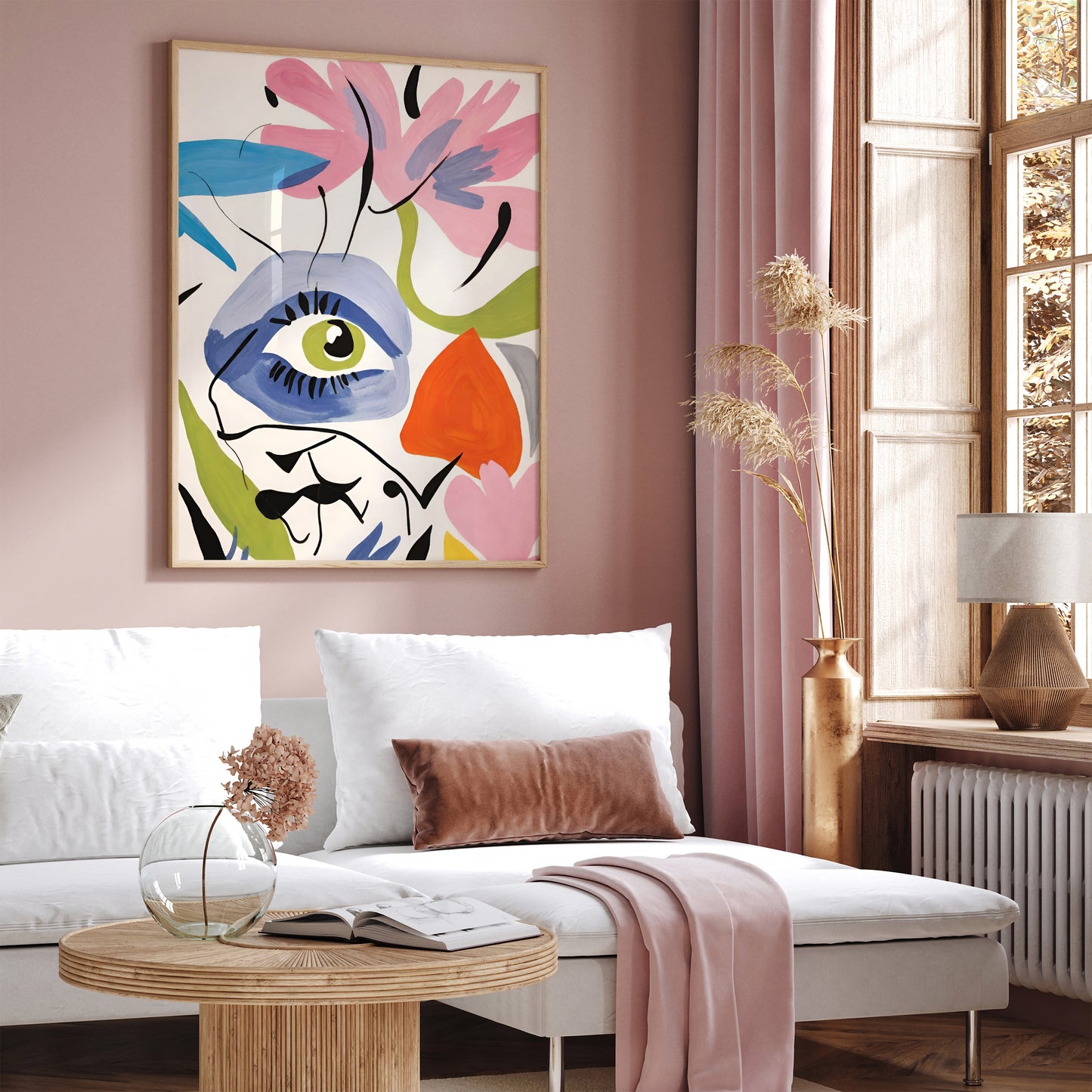 Nature Lovers Eye Modern Poster