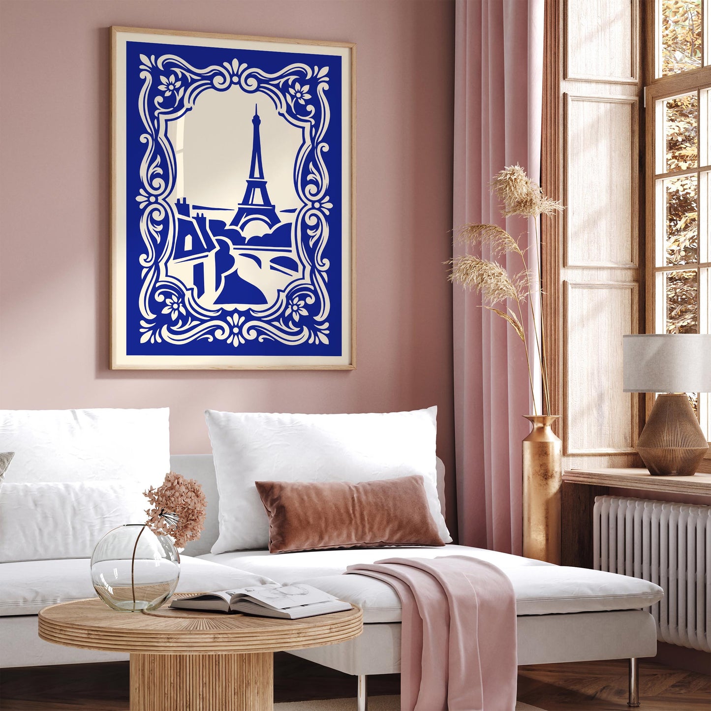 Paris Poster – Blue French Wall Art