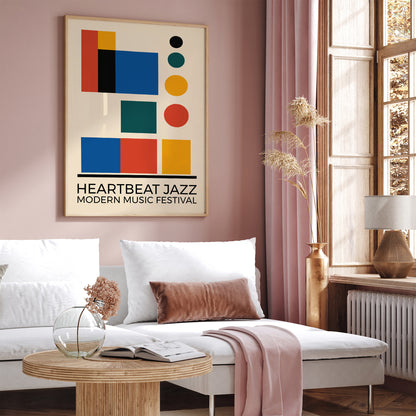 Modern Jazz Bauhaus Style Wall Art 2024