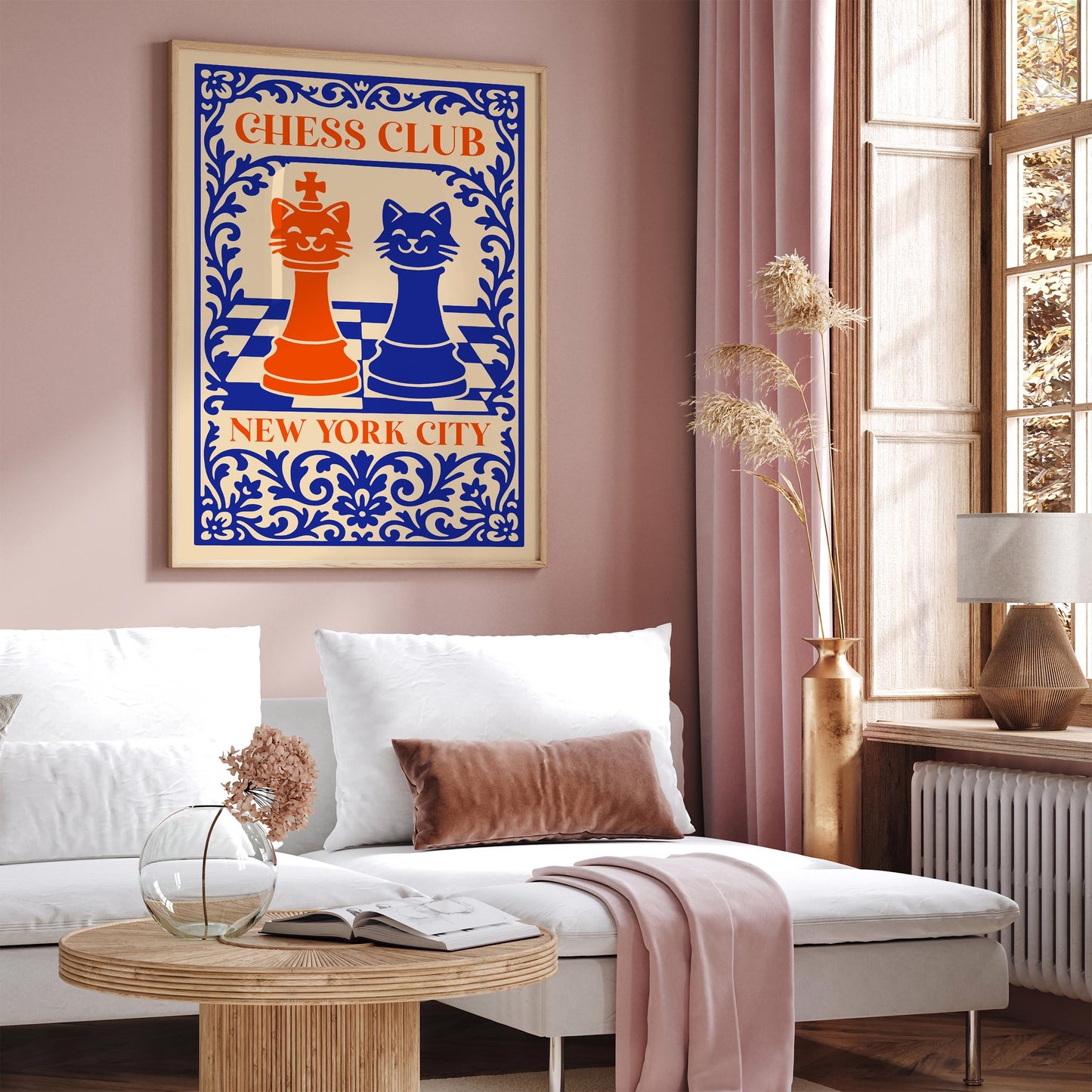 Chess Club New York City Poster