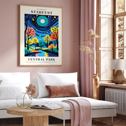 Starnight Festival NYC Art Print Wall Decor