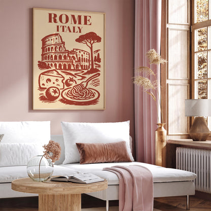 Rome Italy Poster 2026