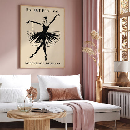 Ballet Festival Copenhagen Denmark Poster
