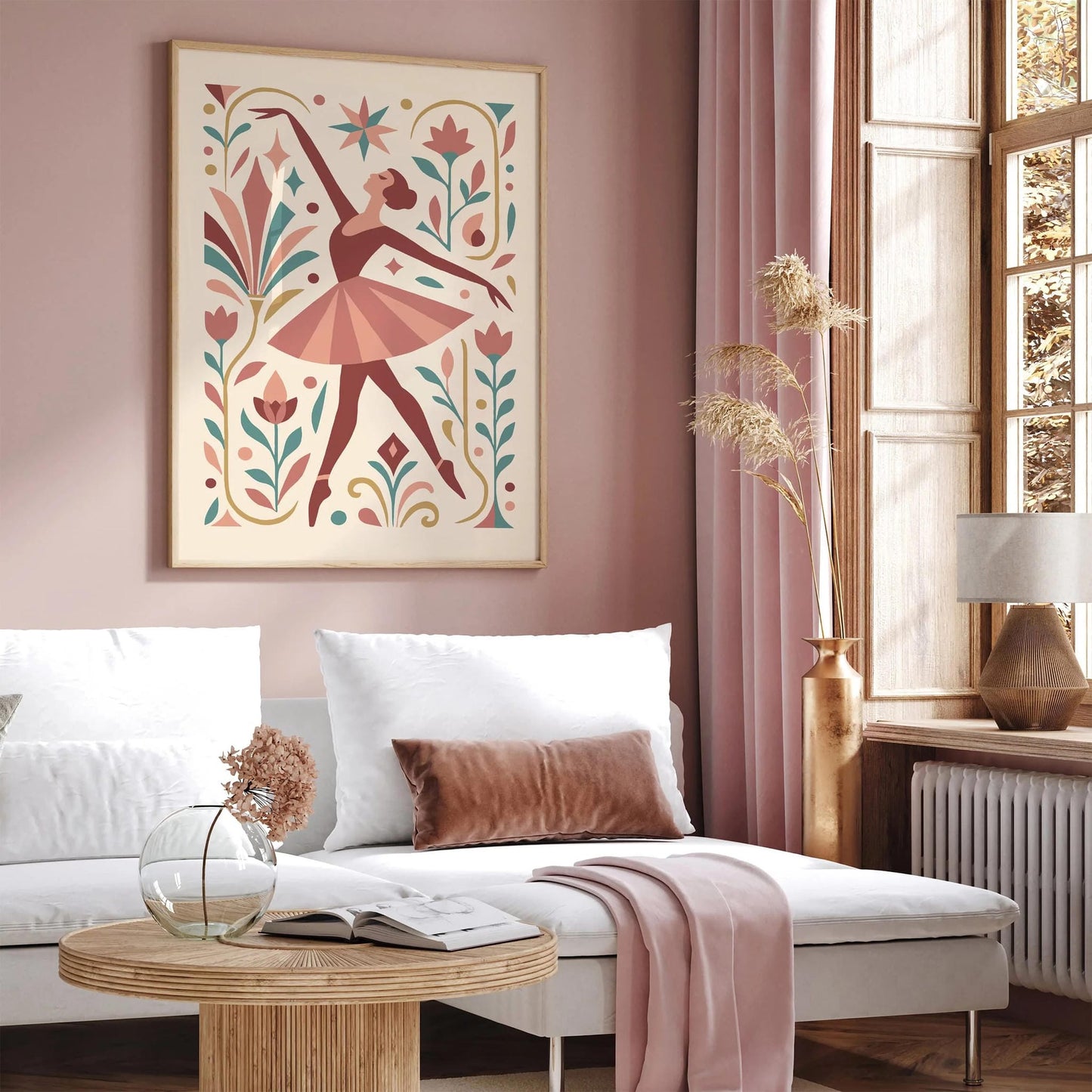 Modern Ballerina Poster