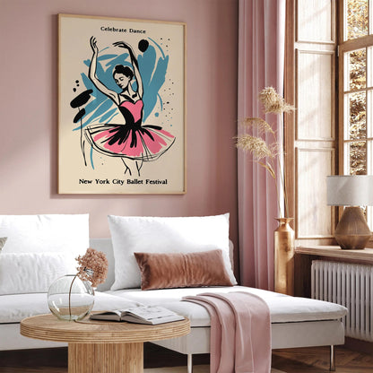 Modern Dance Studio Decor Art Print