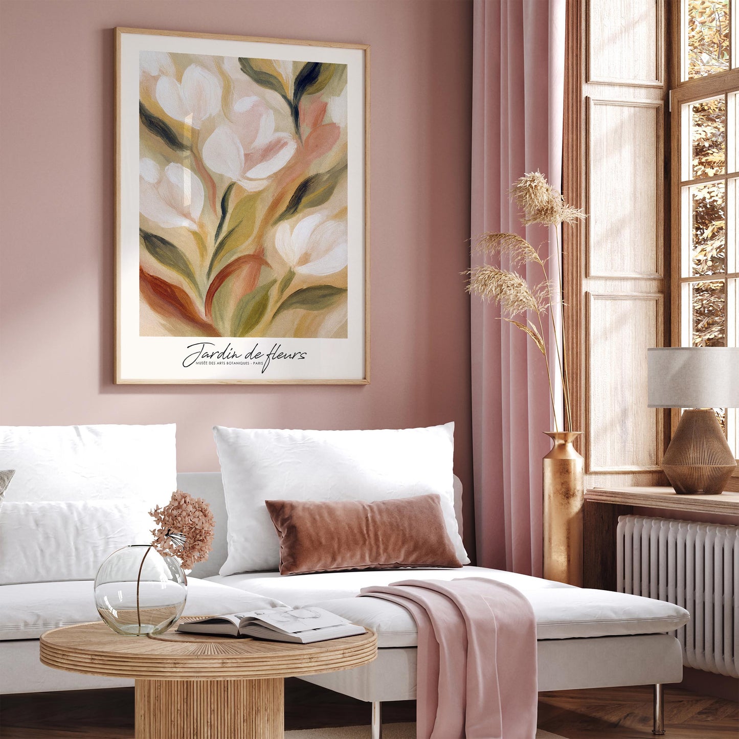 Botanical Garden Poster - Abstract Floral Print