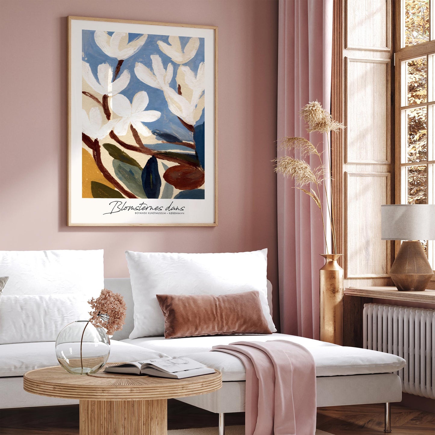 Copenhagen Flower Market Poster