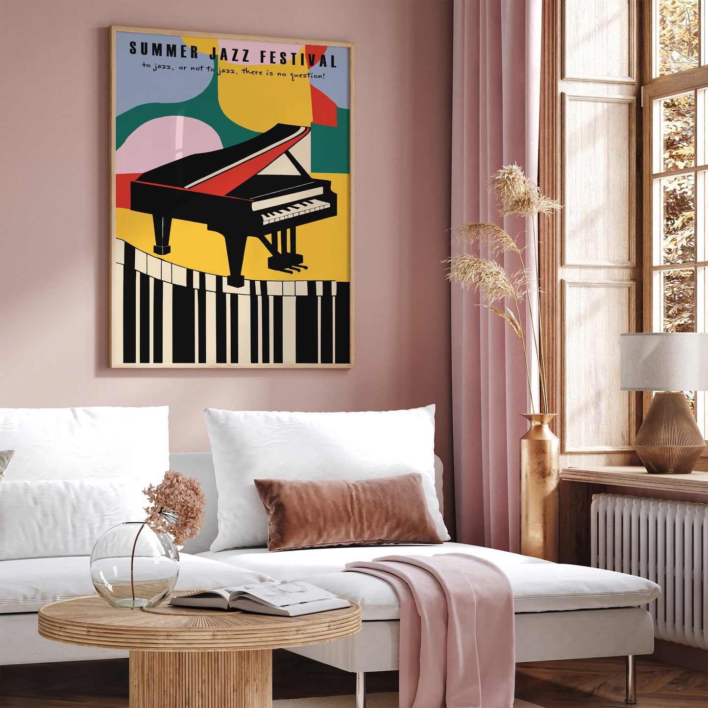 Summer Jazz Festival Music Poster