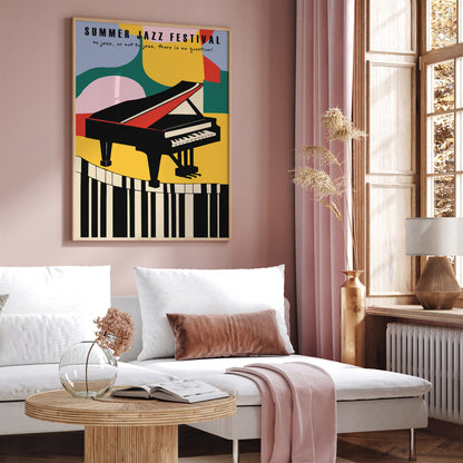 Summer Jazz Festival Music Poster