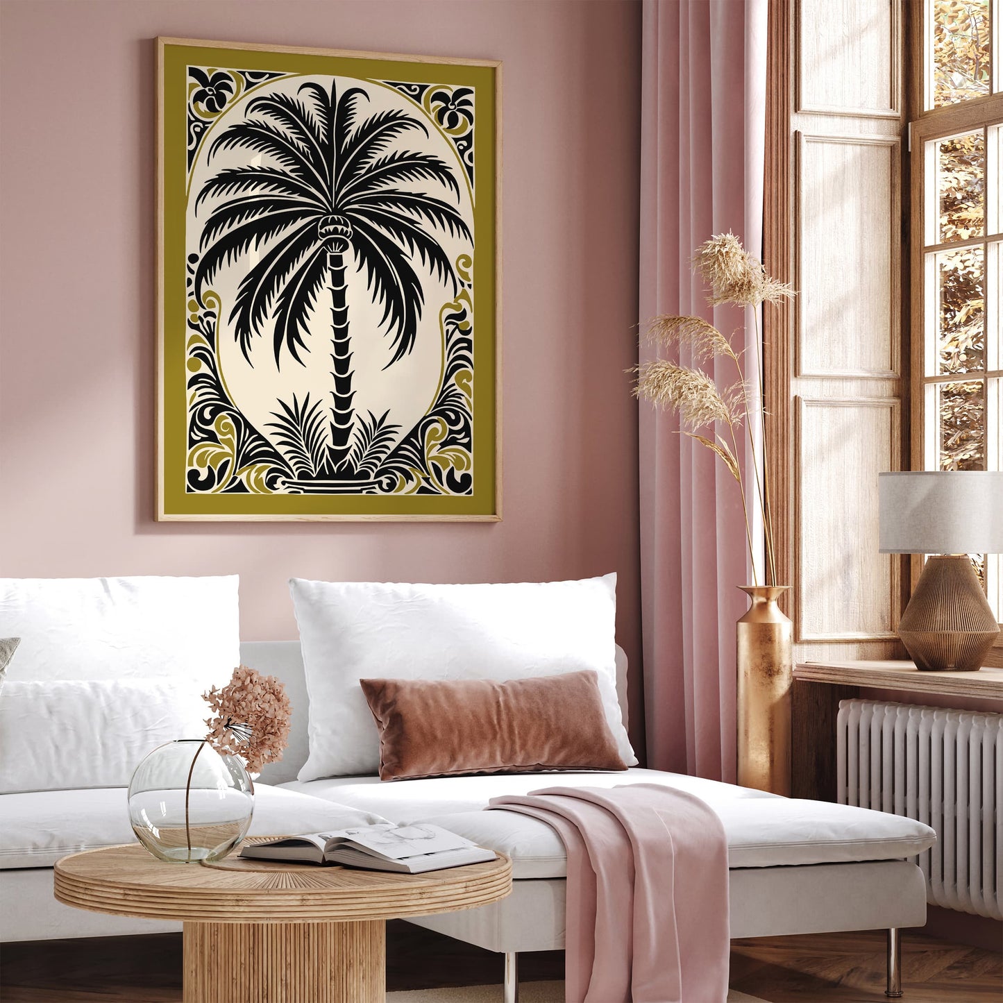 Bohemian Palm Tree Art Print