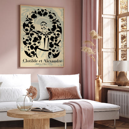 Clotilde et Alexandre - French Ballet Poster