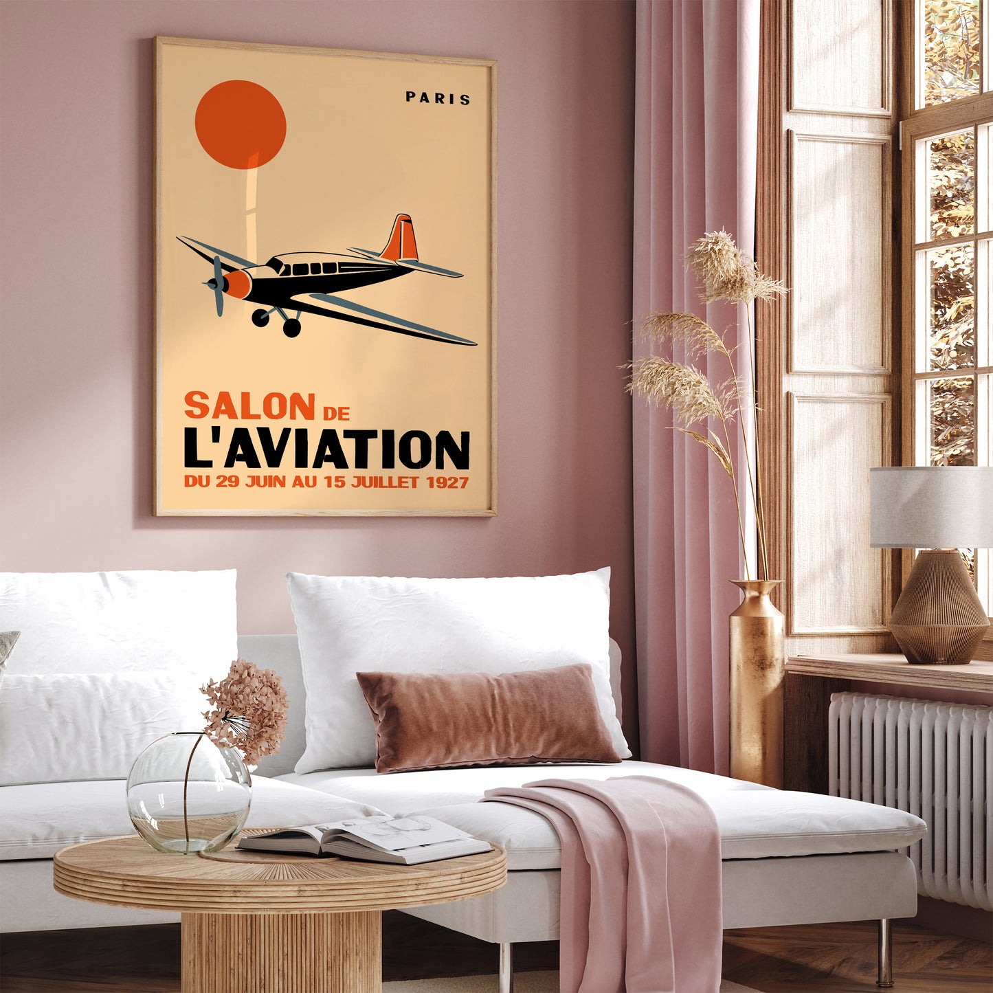 French Air Show 1927 Vintage Poster