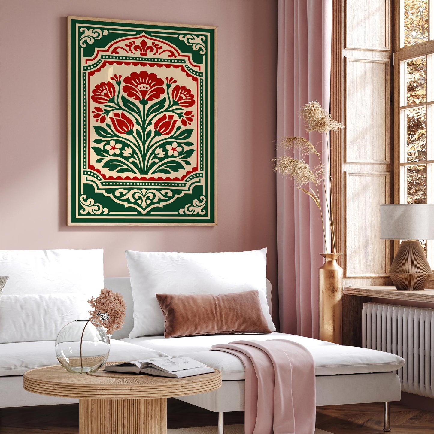 Rococo Botanical Wall Art Print