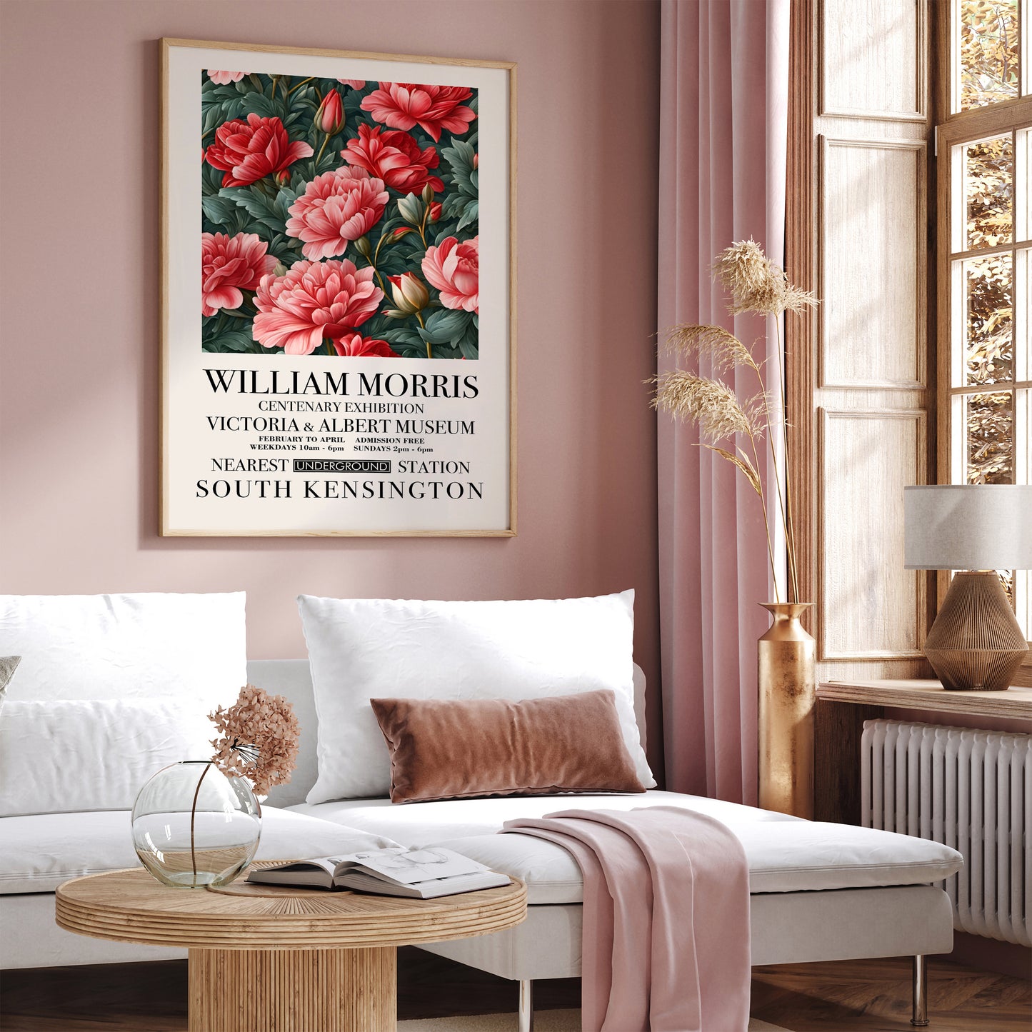 Vintage Floral William Morris Poster