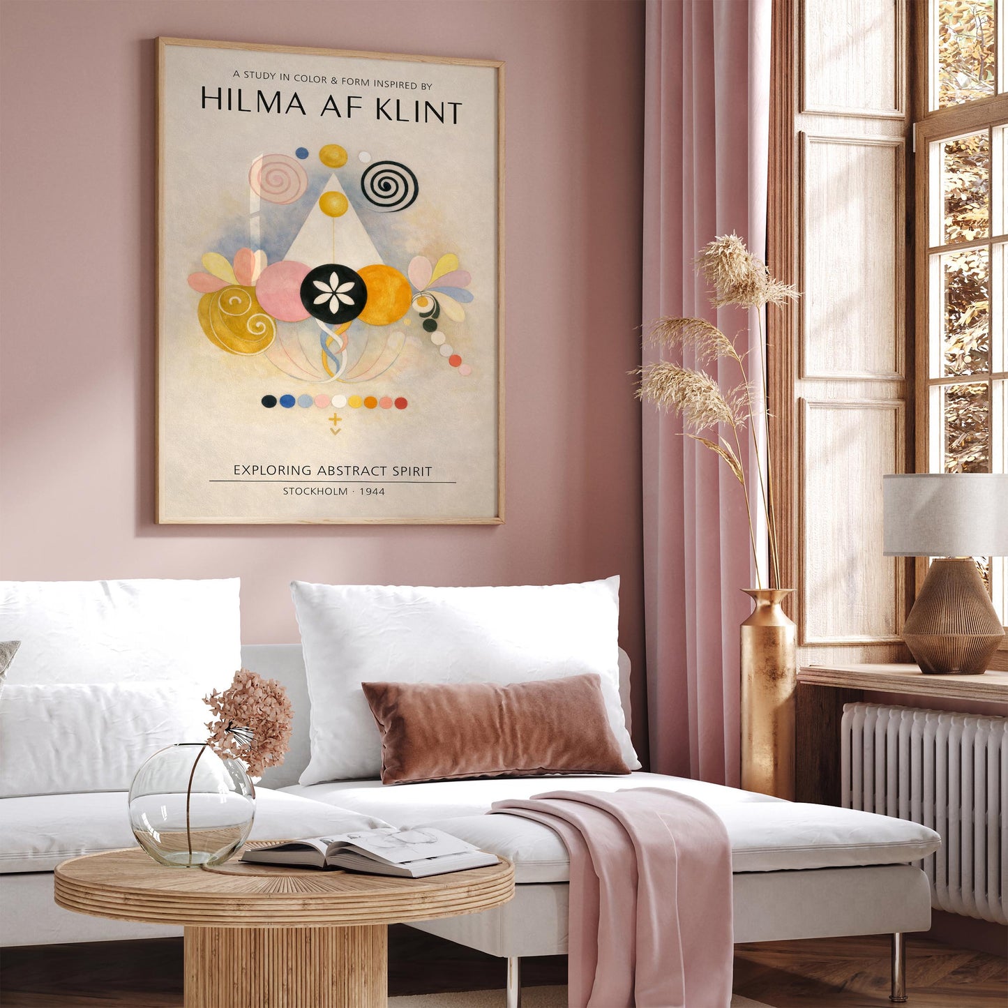 Hilma af Klint inspired Poster