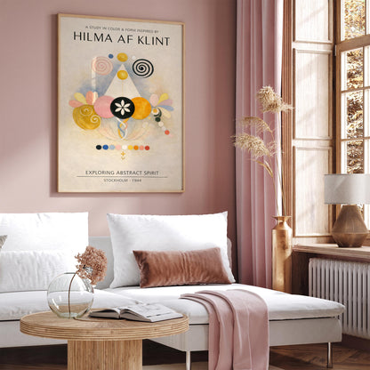 Hilma af Klint inspired Poster