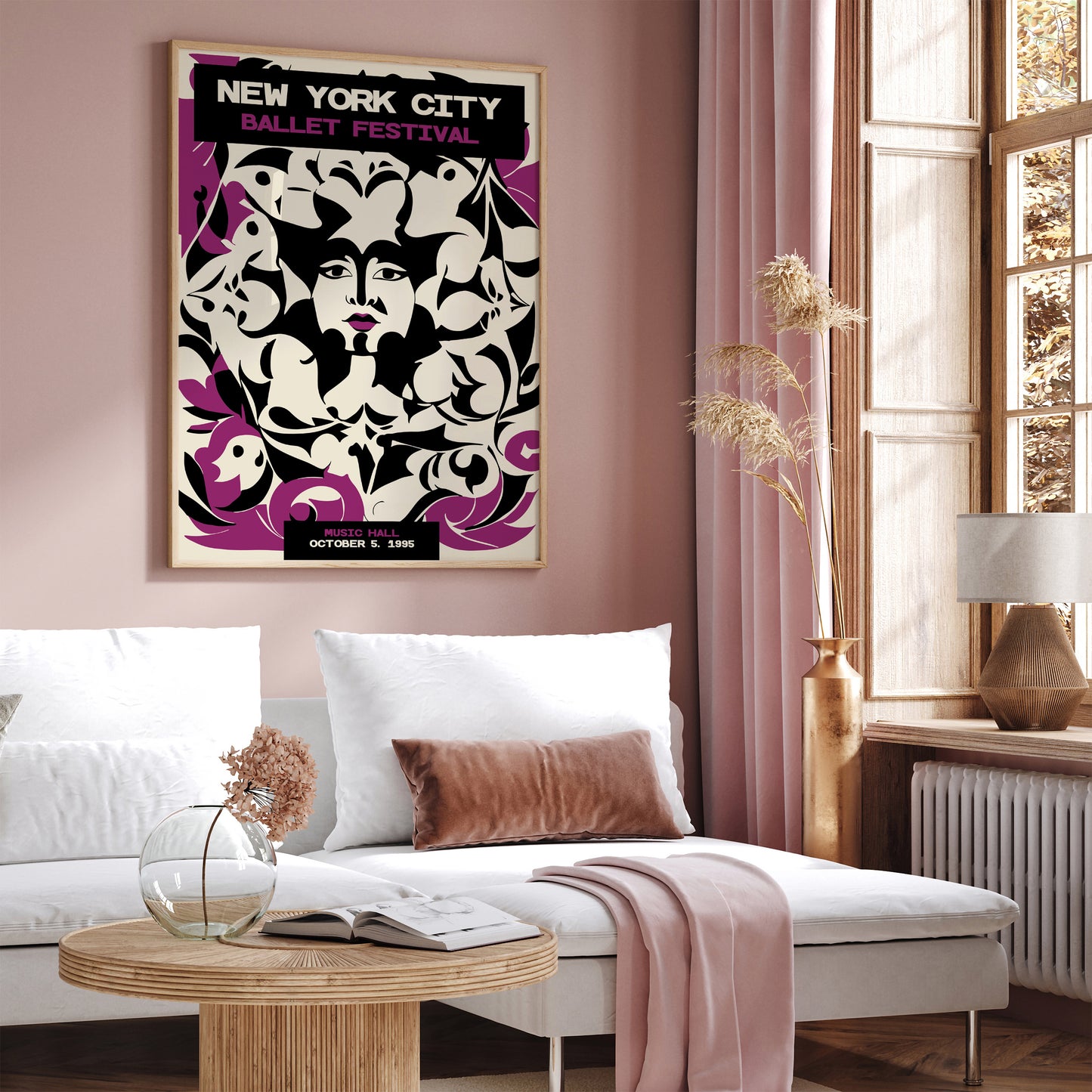 NYC Ballet Festival Retro Wall Art