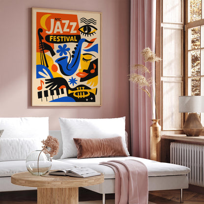 New York City Jazz Festival Art Poster