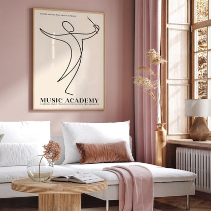 Music Academy Poster - Gift for Musician