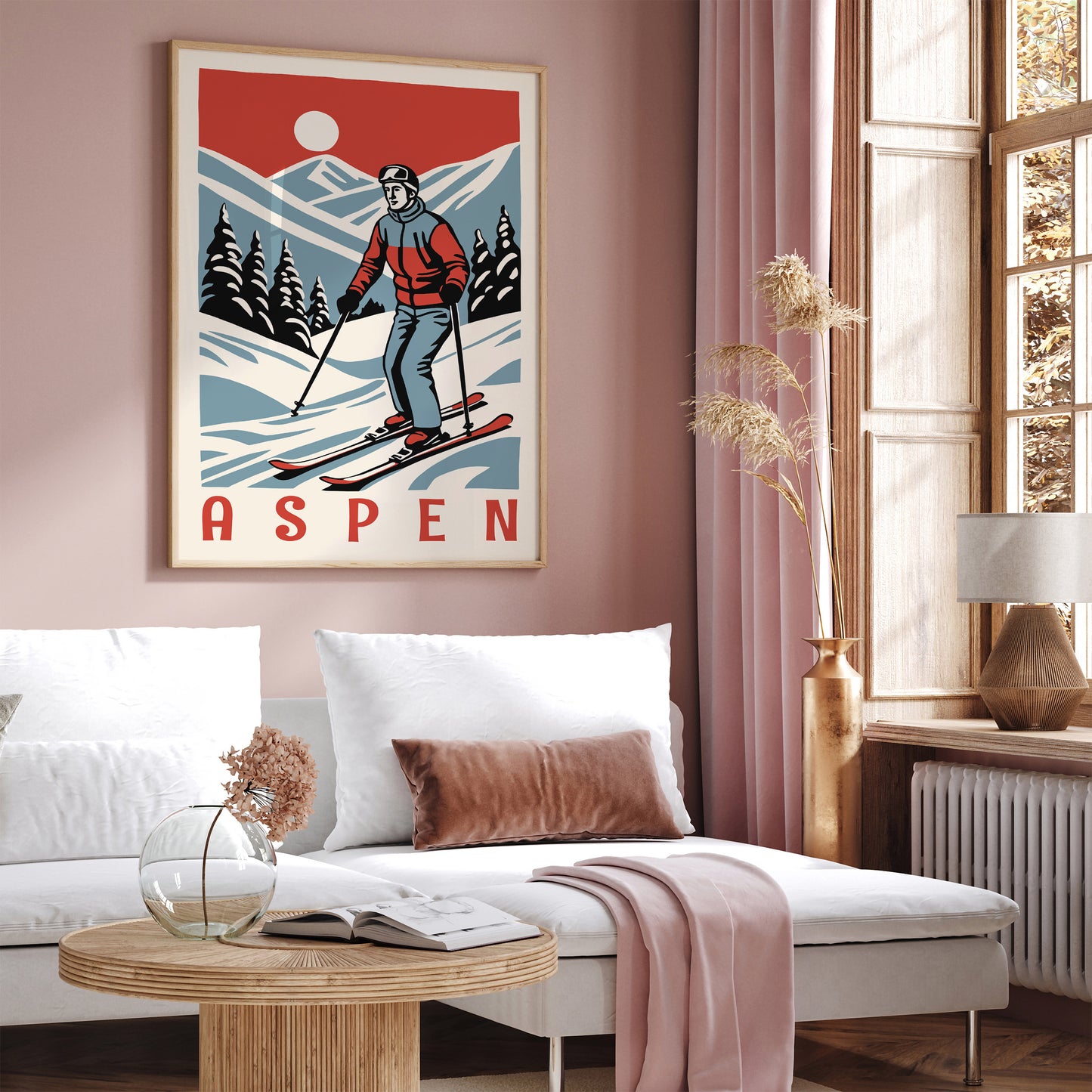 Aspen Colorado Travel Poster