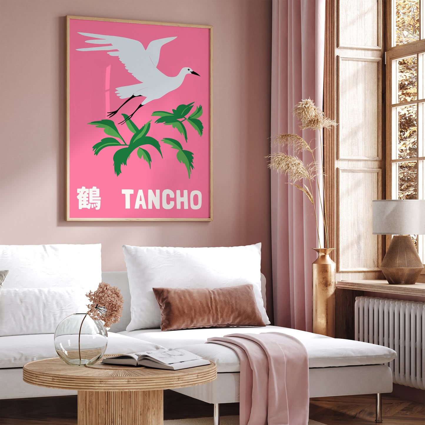 Tencho Crane Bird Japanese Bird Poster