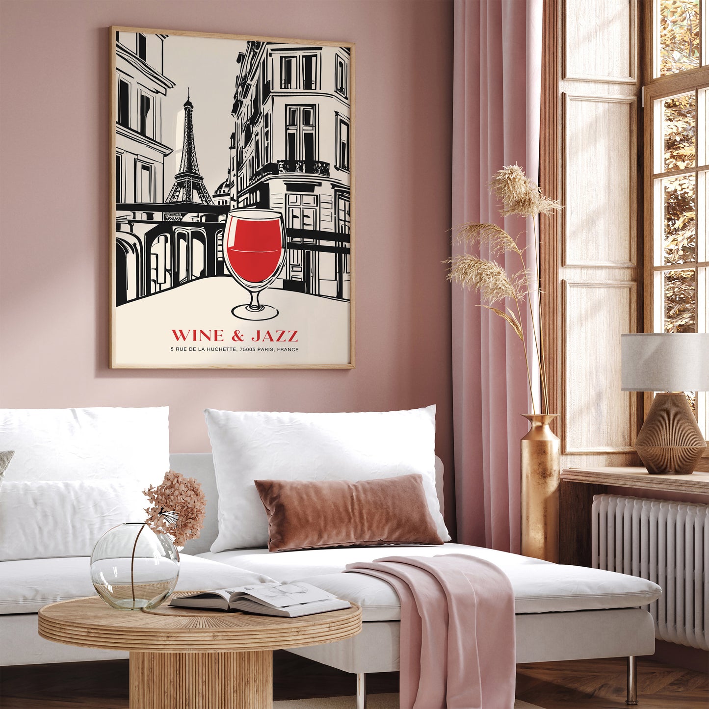 Wine & Jazz Festival in Paris Wall Art