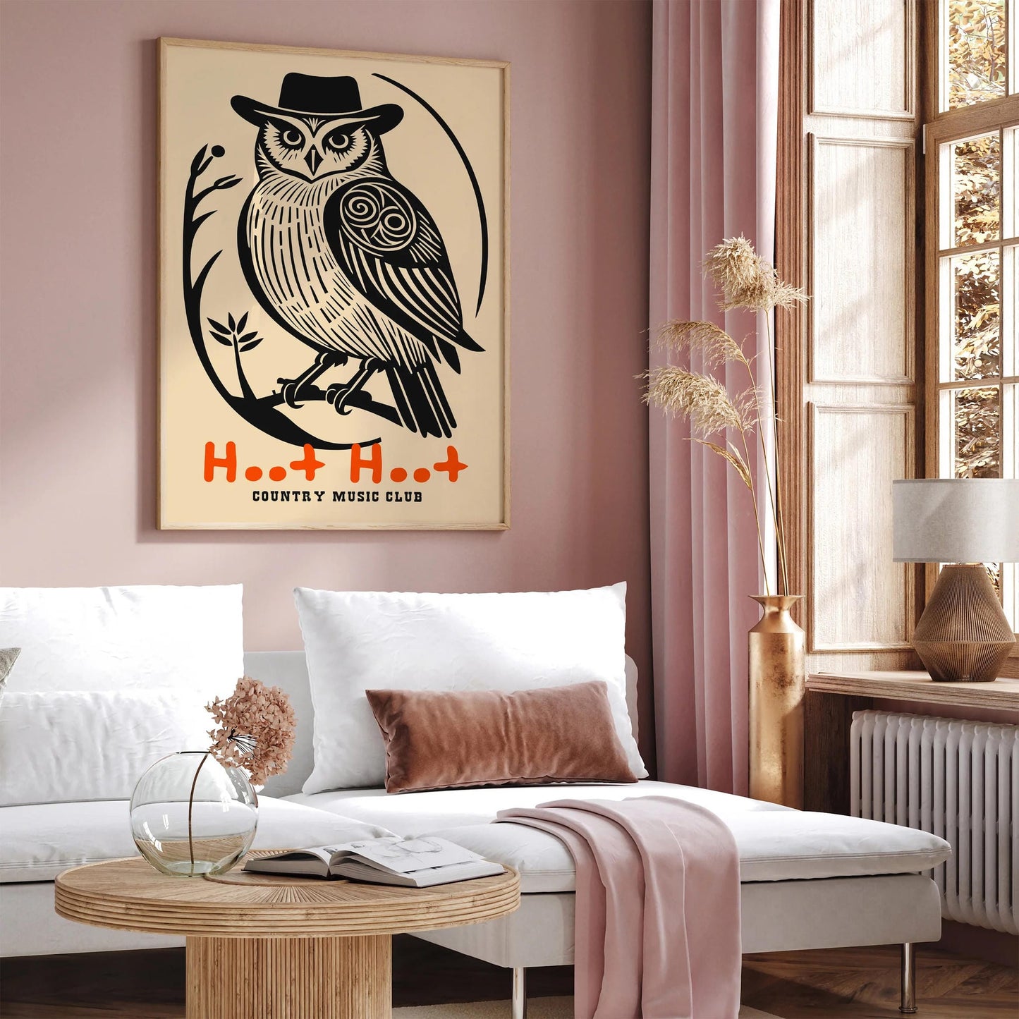 Hoot Hoot Country Music Club Poster