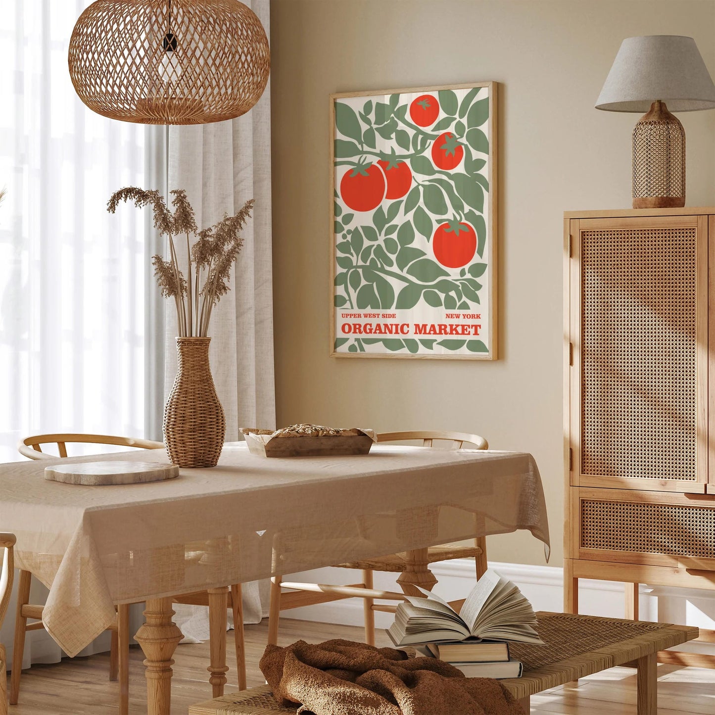 Organic Market New York Poster