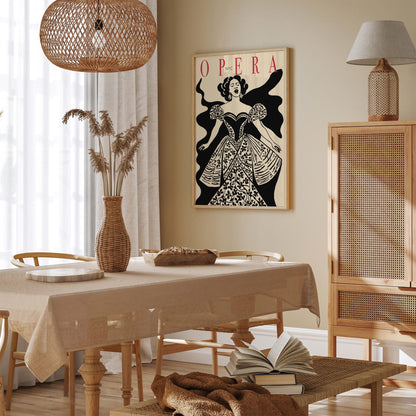 NYC Opera Music Vintage Poster