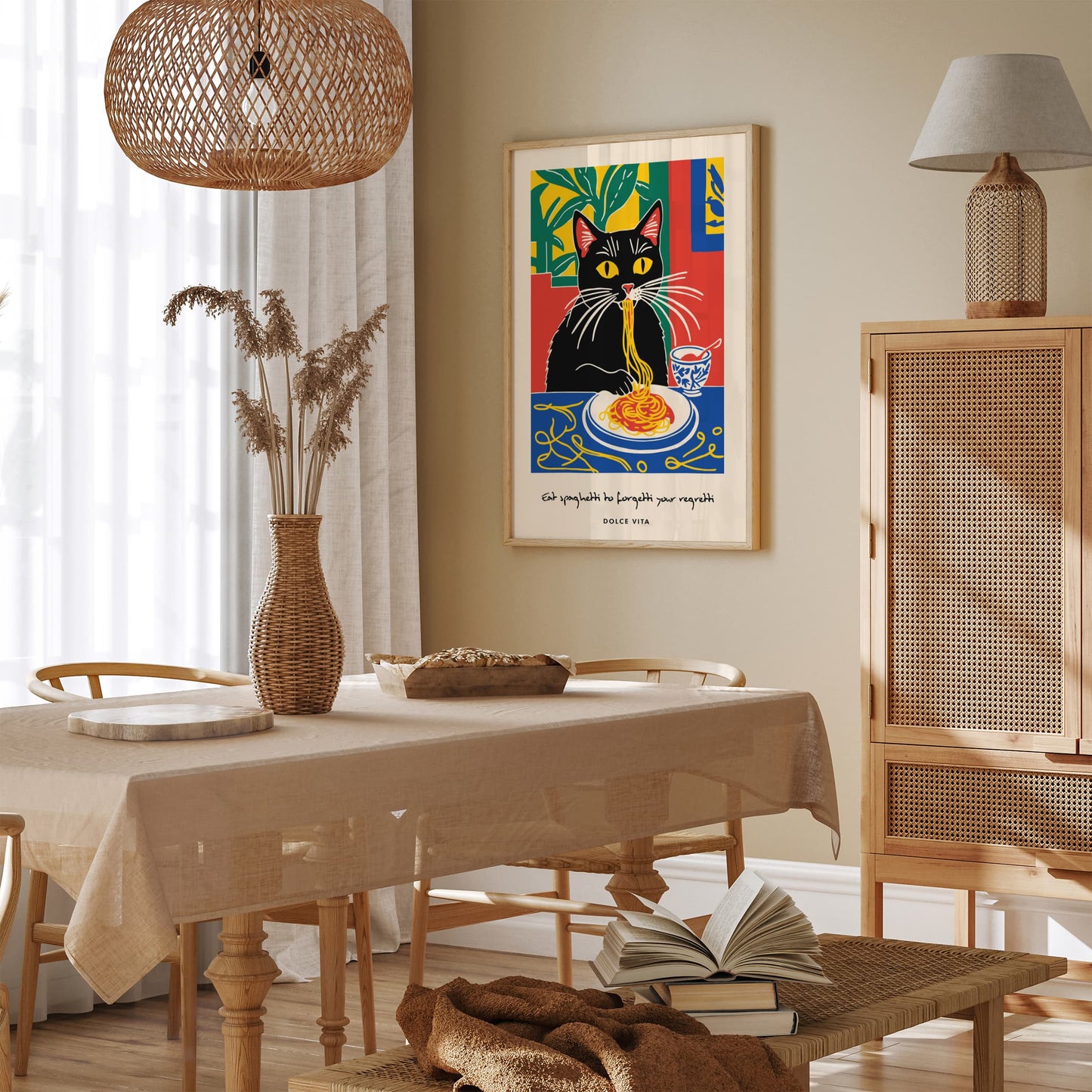 Eat Spaghetti to Forgetti Your Regretti Poster